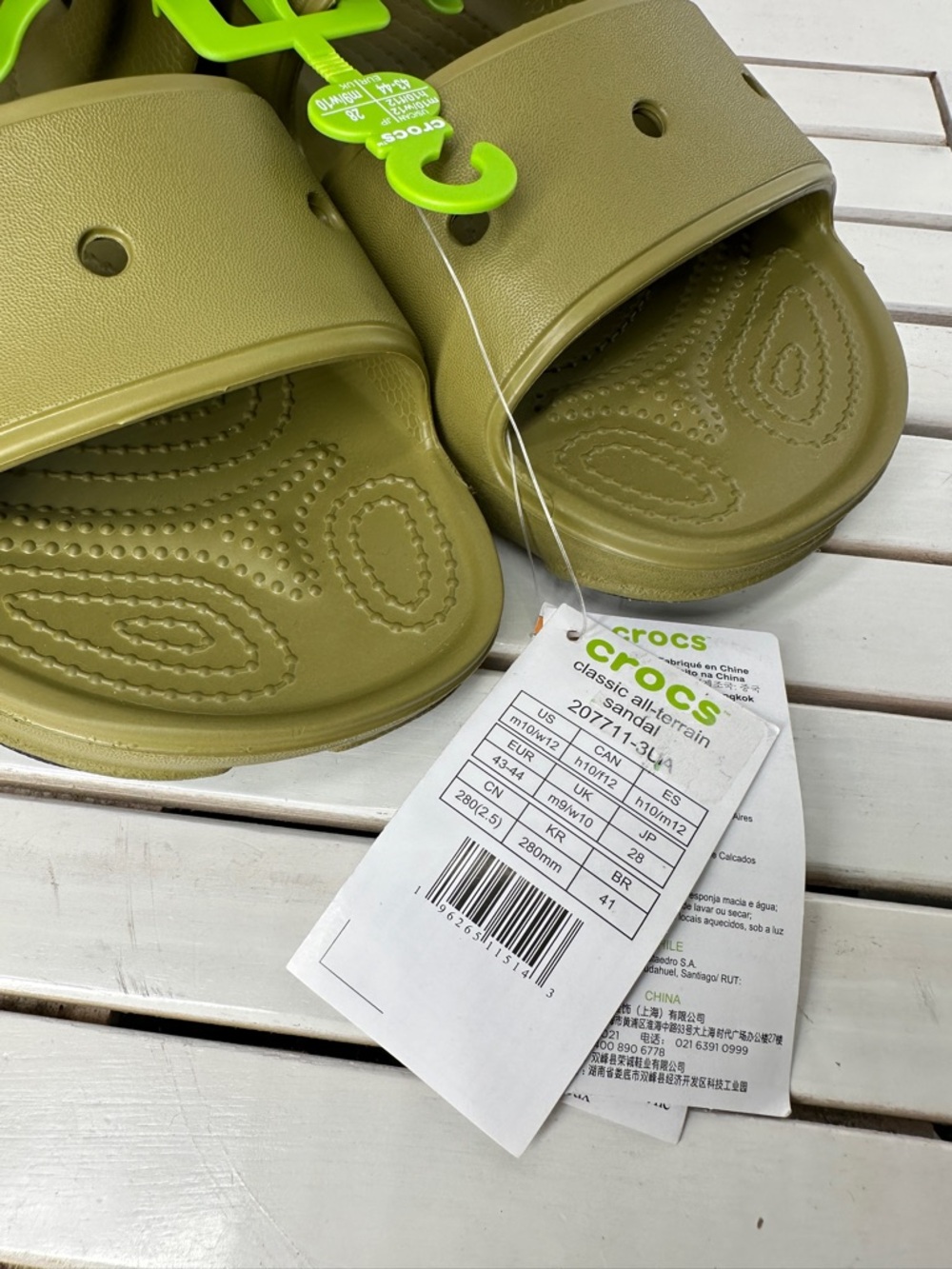 New CROCS Classic All Terrain Sandals Size 10 - Picture 5 of 6